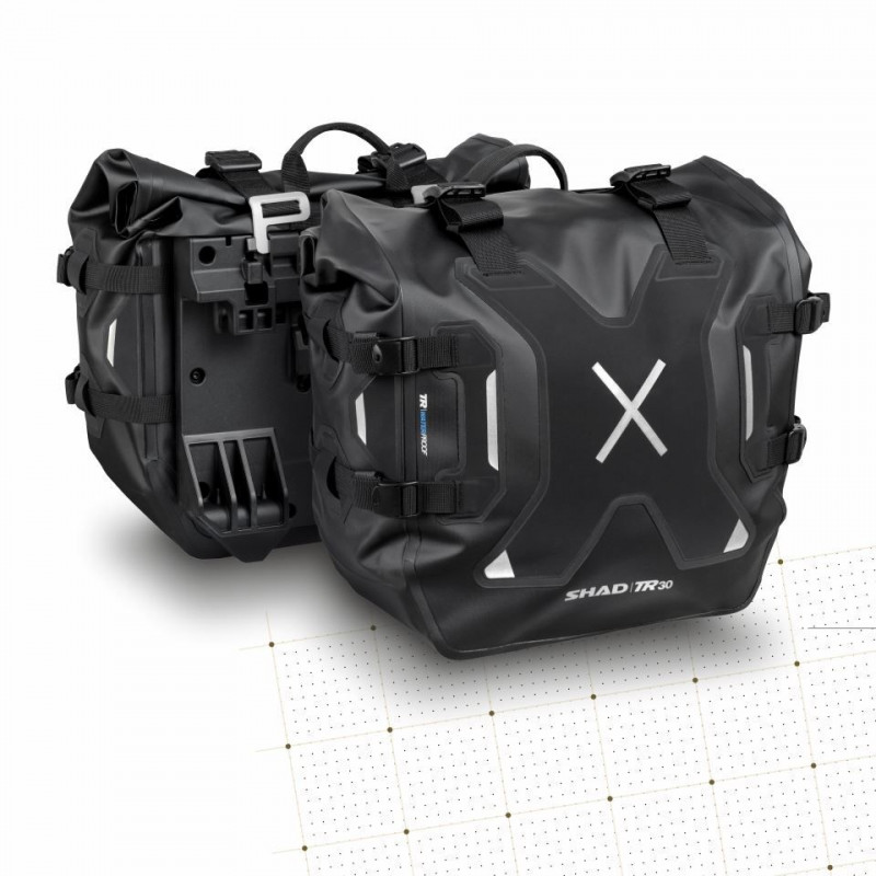 X0TR30 + X1SB96 : Alforjas Shad Terra TR30 Honda NX500