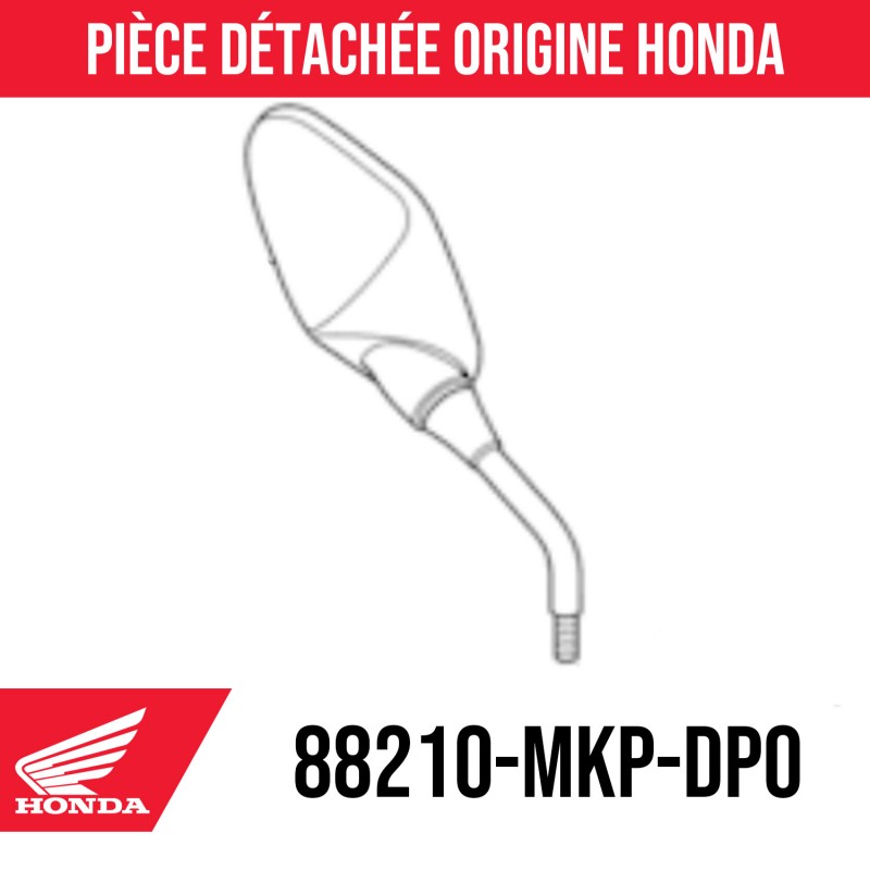 88220-MKP-DP0 : Honda Mirror Honda NX500